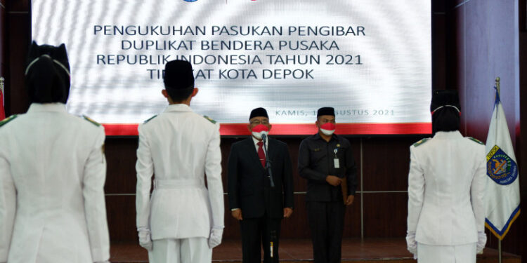 Wali Kota Depok Kukuhkan 26 Anggota Paskibraka